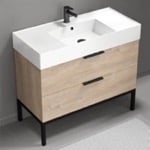 Nameeks DERIN21 By Nameek's Derin Free Standing Bathroom Vanity, Modern ...