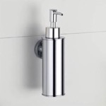 Nameeks NCB86 Wall Mounted Round Chrome Soap Dispenser