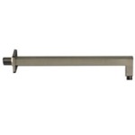 Remer 348S30US-NP Square 12 Inch Shower Arm in Satin Nickel Finish