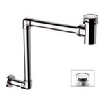 Remer 984 Chrome Wall Mounted P-Trap With Click Clack Drain