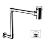 Remer 985 Chrome Wall Mounted P-Trap With Click Clack Drain
