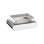 Gedy 5418-13 By Nameek's Lounge Wall Mounted Square Chrome Wire Double Soap  Holder - TheBathOutlet