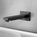 Remer 91Q-NO Matte Black Wall Mount Bathtub Spout