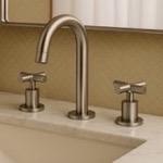 Remer NJ13PUSNL-NP Brushed Nickel Widespread Bathroom Faucet