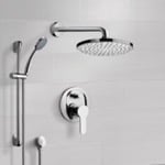 Remer SFR12 Chrome Shower System with 8