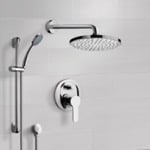 Remer SFR12 Rain Shower System with Handheld, Rain Shower Head, Shower Faucet Set