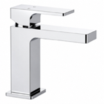 Modern Single Handle Bathroom Faucet in Chrome