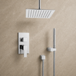 Remer SFH42 Ceiling Rain Shower System with Handheld, Rain Shower Head, Shower Faucet Set