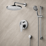Remer SFR7163 Rain Shower System with Handheld, Rain Shower Head, Shower Faucet Set