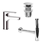 Plumbing Accessory Set, Remer SA200, Sink Faucet and Plumbing Set