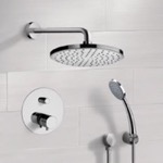 Remer SFH03 Thermostatic Rain Shower System with Handheld, Rain Shower Head, Shower Faucet Set