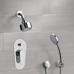 Remer SFH12 Chrome Shower System with Multi Function Shower Head and Hand Shower