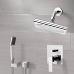 Remer SFH6194 Chrome Shower System with 9 Inch Rain Shower Head and Hand Shower