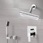 Remer SFH6194 Chrome Shower System with 9 Inch Rain Shower Head and Hand Shower