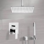 Remer SFH6508 Ceiling Rain Shower System with Handheld, Rain Shower Head, Shower Faucet Set
