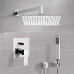 Remer SFH6511 Shower System with 12 Inch Rain Shower Head and Hand Shower