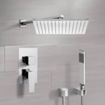 Remer SFH6514 Rain Shower System with Handheld, Rain Shower Head, Shower Faucet Set