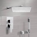 Remer SFH6514 Shower System with 12 Inch Rain Shower Head and Hand Shower