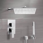 Remer SFH6516 Shower System with 12 Inch Rain Shower Head and Hand Shower