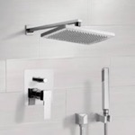 Remer SFH6544 Rain Shower System with Handheld, Rain Shower Head, Shower Faucet Set