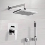 Remer SFH6545 Rain Shower System with Handheld, Rain Shower Head, Shower Faucet Set