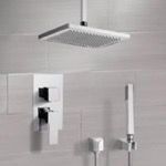 Remer SFH6546 Ceiling Rain Shower System with Handheld, Rain Shower Head, Shower Faucet Set