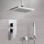 Remer SFH6546 Shower System with Ceiling 9.5 Inch Rain Shower Head and Hand Shower