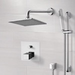Shower Faucet, Remer SFR08, Chrome Thermostatic Shower System with 8