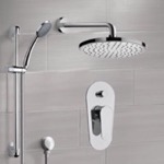 Shower Faucet, Remer SFR09, Chrome Shower System with 8