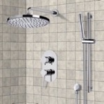 Remer SFR7046 Rain Shower System with Handheld, Rain Shower Head, Shower Faucet Set