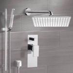 Remer SFR7099 Shower System with 12 Inch Rain Shower Head and Hand Shower