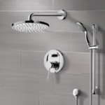 Remer SFR7166 Rain Shower System with Handheld, Rain Shower Head, Shower Faucet Set