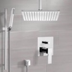 Remer SFR7508 Ceiling Rain Shower System with Handheld, Rain Shower Head, Shower Faucet Set