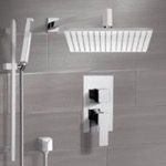 Remer SFR7509 Rain Shower System with Handheld, Rain Shower Head, Shower Faucet Set