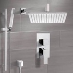 Remer SFR7509 Shower System with 12 Inch Rain Shower Head and Hand Shower