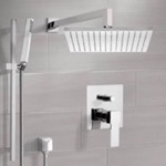 Remer SFR7512 Rain Shower System with Handheld, Rain Shower Head, Shower Faucet Set