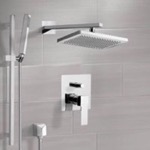 Remer SFR7544 Rain Shower System with Handheld, Rain Shower Head, Shower Faucet Set