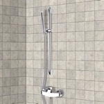 Remer SR012 Chrome Slidebar Shower Set With Hand Shower