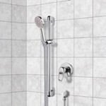 Remer SR031 Chrome Slidebar Shower Set With Multi Function Hand Shower