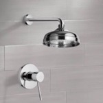 Remer SS1041 Shower Faucet Set with 8 Inch Rain Shower Head