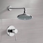 Remer SS1111 By Nameek's Mario Chrome Shower Faucet Set with 6 