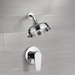 Remer SS1100 Shower Faucet Set with 8 Inch Rain Shower Head