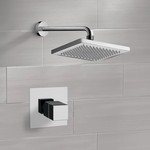 Remer SS1127 Thermostatic Shower Faucet Set with 8
