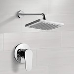 Remer SS1129 Shower Faucet Set with 8 Inch Rain Shower Head