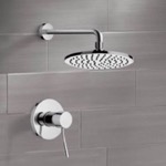 Remer SS1151 Shower Faucet Set with 8 Inch Rain Shower Head