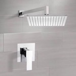 Remer SS1297 Shower Faucet Set with 12 Inch Rain Shower Head