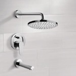 Remer TSF2001 Tub and Shower Faucet Set with Rain Shower Head
