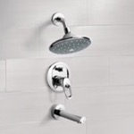 Remer TSF2066 Chrome Tub and Shower Faucet Sets with 6