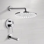 Remer TSF2145 Tub and Shower Faucet Set with Rain Shower Head