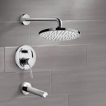 Remer TSF2197 Tub and Shower Faucet Set with Rain Shower Head